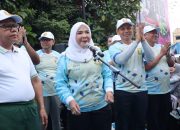 Meriah! Jalan Sehat HUT ke-343 Bandar Lampung Dihadiri Ribuan Warga, Bunda Eva Bagikan Mobil dan Rumah