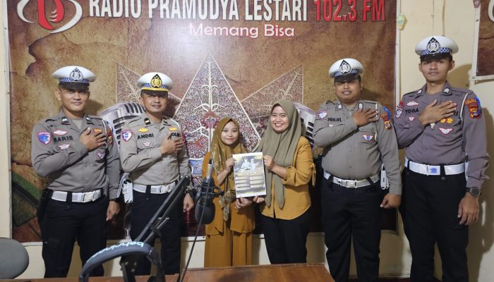 Ops Patuh Krakatau 2025: Satgas Preemtif Ajak Warga Lampung Timur Tertib Lalin Lewat Udara