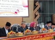 DPRD Metro dan Forkopimda Ikuti Sidang Tahunan MPR-RI, Peringatan Kemerdekaan Jadi Momen Refleksi Nasional