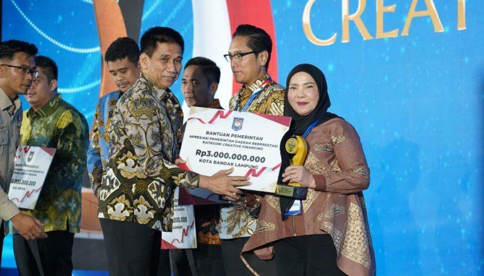 Inovasi Keuangan Daerah Menguat, Bandar Lampung Sabet Juara Satu Tingkat Kota