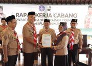 Sekda Lamtim Buka Rakercab Gerakan Pramuka Lamtim