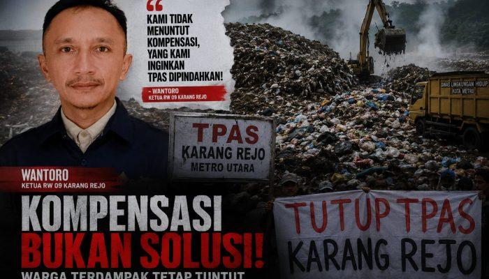 Warga Terdampak Tolak Narasi Kompensasi, Tegaskan TPAS Karang Rejo Harus Ditutup