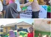 Polsek Jabung Salurkan 10 Ton Beras Lewat Gerakan Pangan Murah