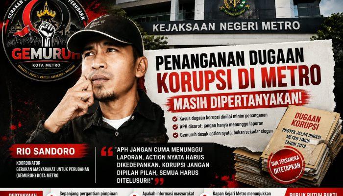 Gemuruh Sentil Kejari Metro, Korupsi Jangan Dipilah Seperti Sampah