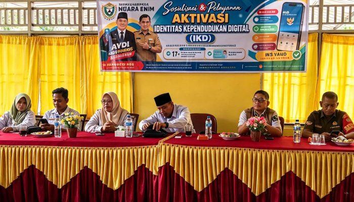 Dukcapil Muara Enim Jemput Bola Aktivasi IKD di Lubai Ulu, Sekitar 250 Warga Ikuti Layanan Digital