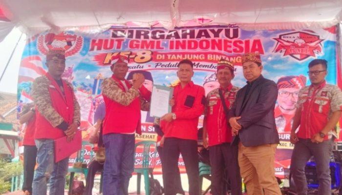 Pejabat Lampung selatan Apresiasi HUT-Ke 8, GML Indonesia DPK Tanjung bintang Lampung selatan berlangsung meriah